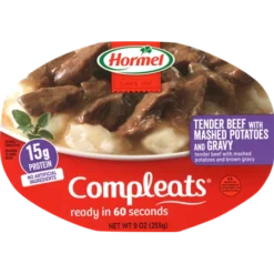 Hormel Compleats Tender Beef With Mashed Potatoes And Gravy